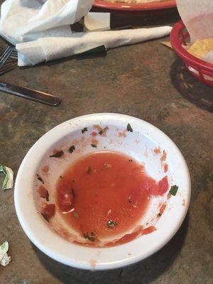 Salsa was so good and I was so sad it never got refilled:(