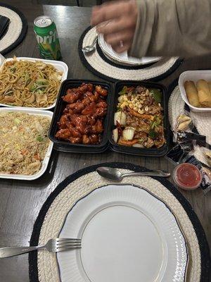 Egg Fried Rice Vegetable Chow Mein Orange Chicken Kung Pao Beef