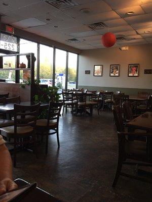 Clean spacious dining room