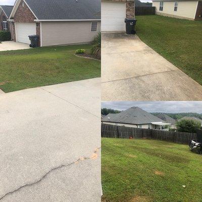 A property in Grovetown that was satisfied with their lawn care service.