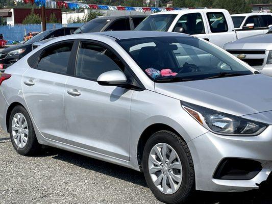 On March 30 2022 I went to Lithia Kia to test drive a car and this is the car with damage on front