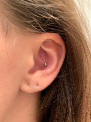 Conch piercing