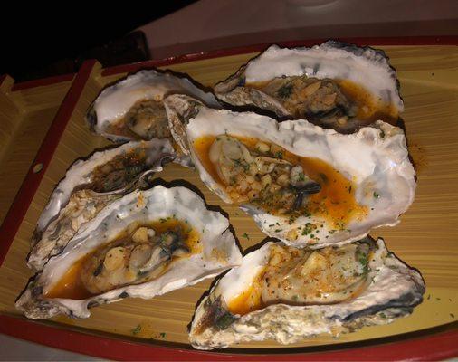 Steamed garlic butter oyster