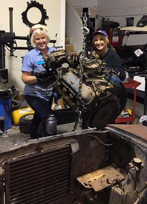 Yes we have some female mechanics!