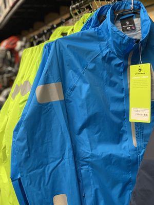 Stay warm and dry on that Seattle commute, (mend) has a great selection of Endura cycling apparel, like theses Urban Luminite jackets.