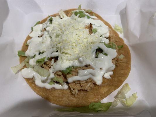 Chicken tostada