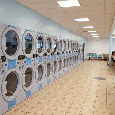 New dryers. Open for business.