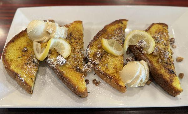 Lemon french toast