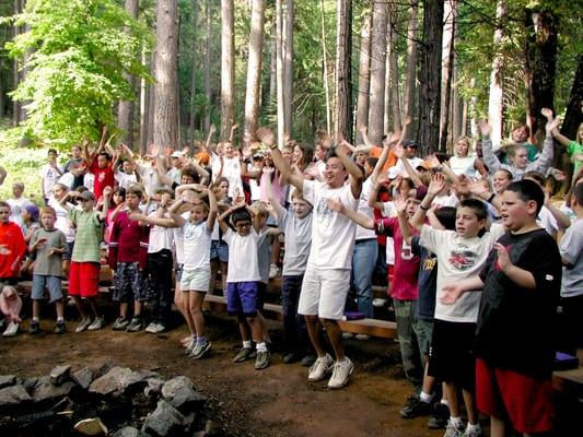 Outdoor Kid's Summer Camp Chapel