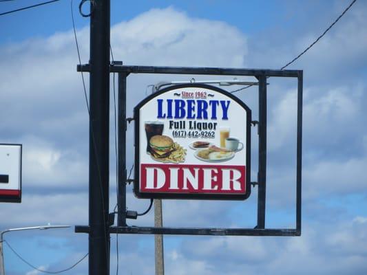 Liberty Diner sign 4/2015