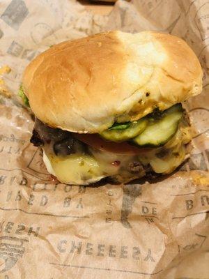 The Big Easy with pickles