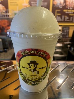 Passionfruit shake--I asked for low sugar and that it be made with water