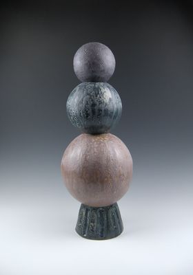 Totem/tower 23.5@ high earthenware 2018