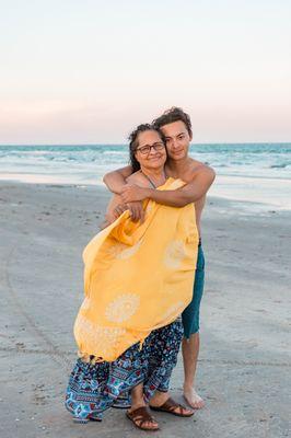 Mother & son photography beach session