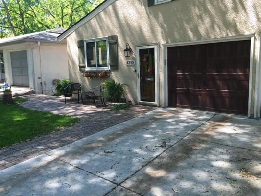 Pavers Walk and Driveway