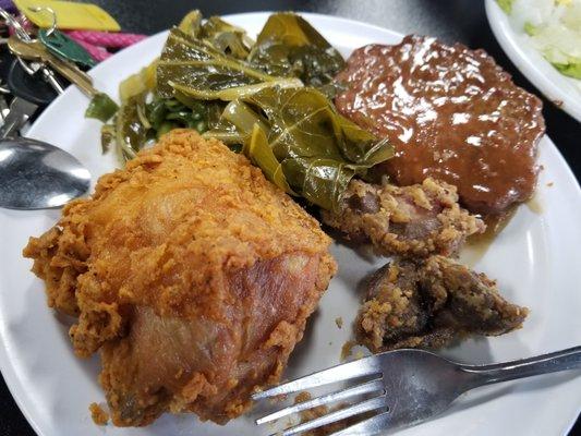 Collards With Stems???!  Dried Gizzards!!!  No Thanks!