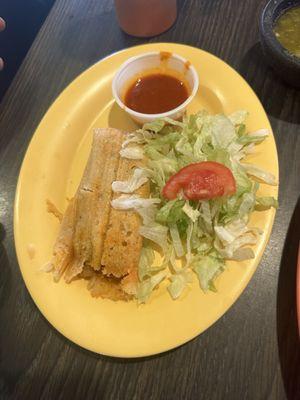 Red pork tamale