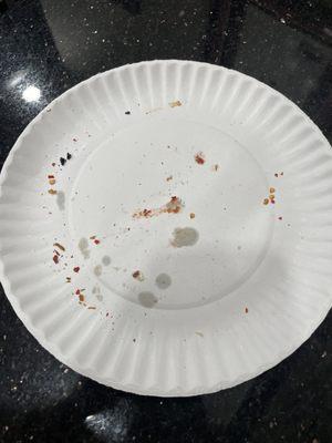 Happy and full customer = Empty Plate!!