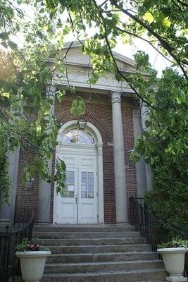 The original entrance which is no longer in use