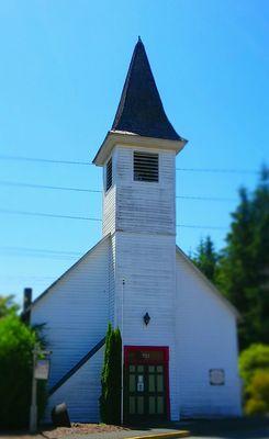 The museum is located inside this historic 1906 church.