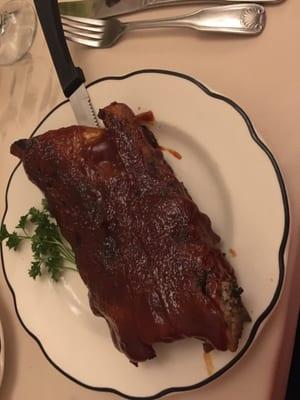 Half rack of ribs