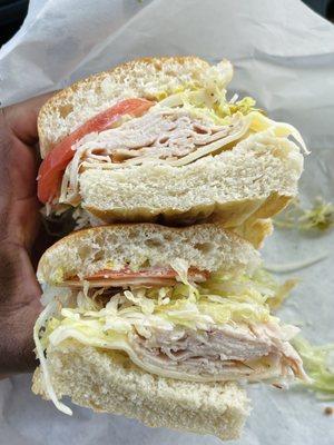 Smoked Turkey Breast And Provolone Sub