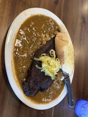 Blackened fish and étouffée!