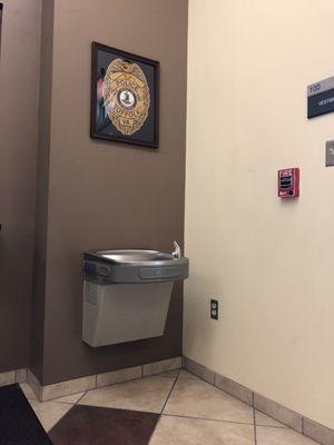 Waiting room area - water fountain