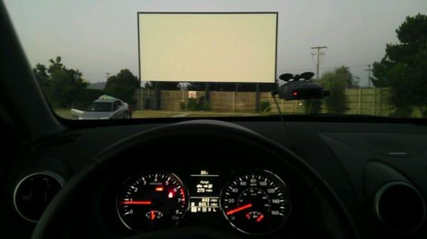 This is my seat @ The Drive-in...