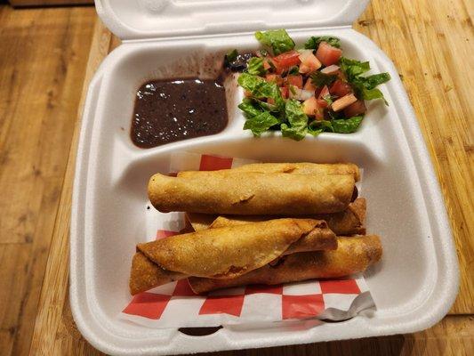 Crunchy Chicken Taquitos