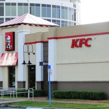 KFC  Advanced  Multi  Sign  reverse channel letters