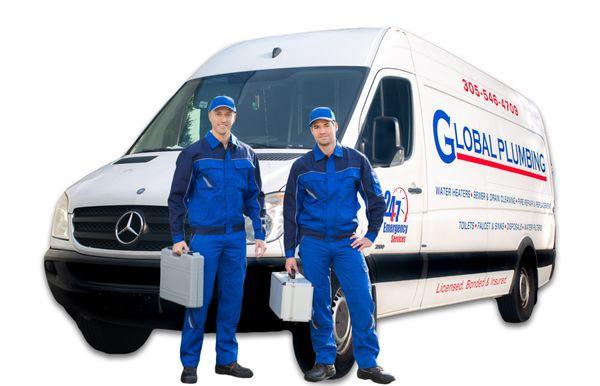 Global Plumbing 24 hour emergency plumbers near me Broward, Miami-Dade and Palm Beach County