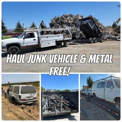 We haul junk vehicle & metal free!