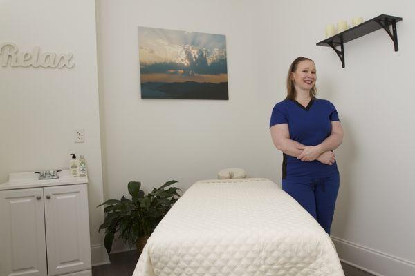 Try a CBD oil infused massage services with licensed therapist