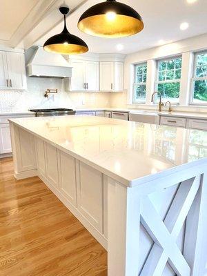 A custom kitchen in Hingham MA.