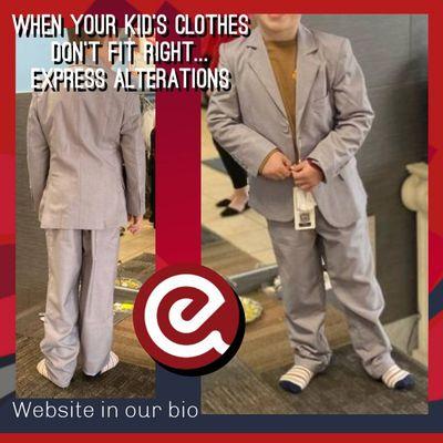 Fishers 317.576.8134 Westfield 317-763-2363
https://www.instagram.com/expressalteration 
https://expressalteration.net