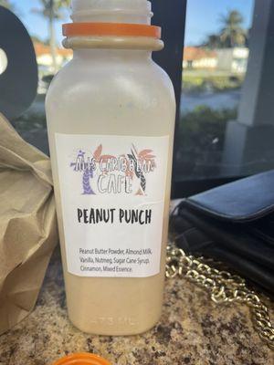 Peanut punch!