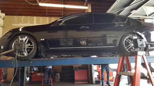 My car is getting an alignment