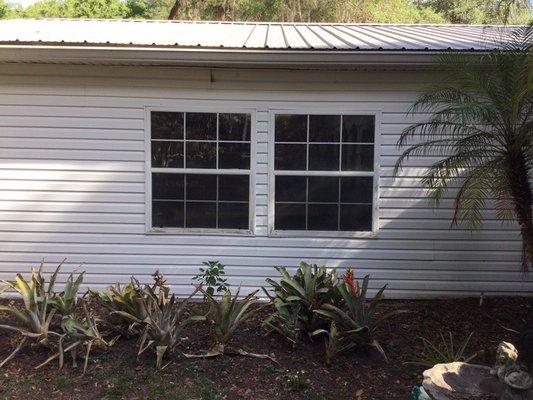 Old garage windows