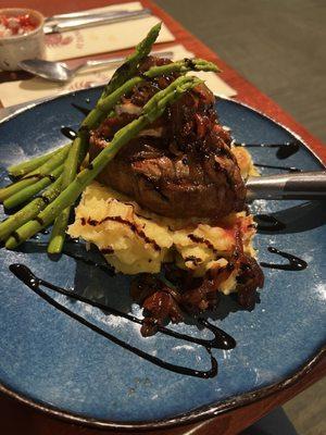 Balsamic glaze steak