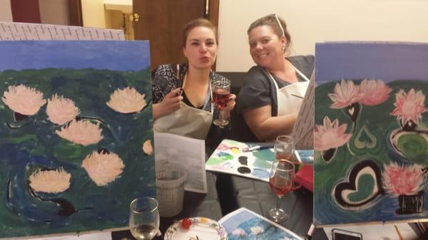 Painting with our friends