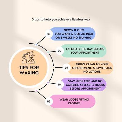 Tips for waxing