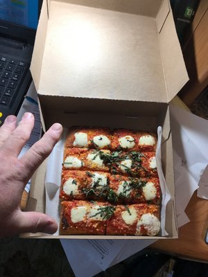 Margherita pizza