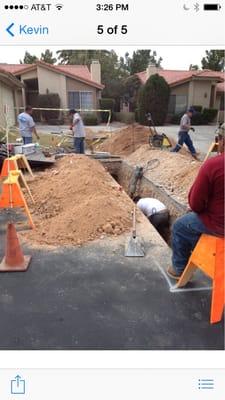 Sewer Repair 1/31/14