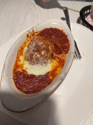 Meatball with cheese