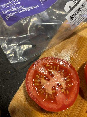 Tomato sprouting from being so old