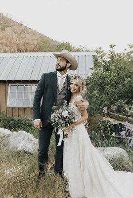 This gorgeous couple came in for their wedding outfits.