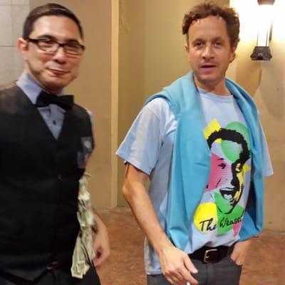 Paulie Shore stopped by and hung out.