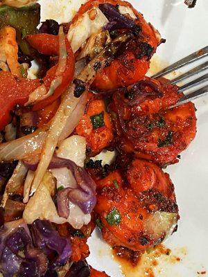 Tandoori shrimp