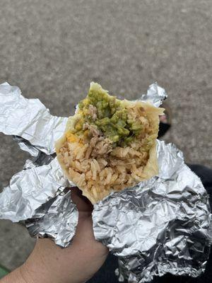 Carnitas burrito